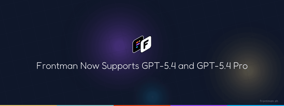 Frontman Now Supports GPT-5.4
