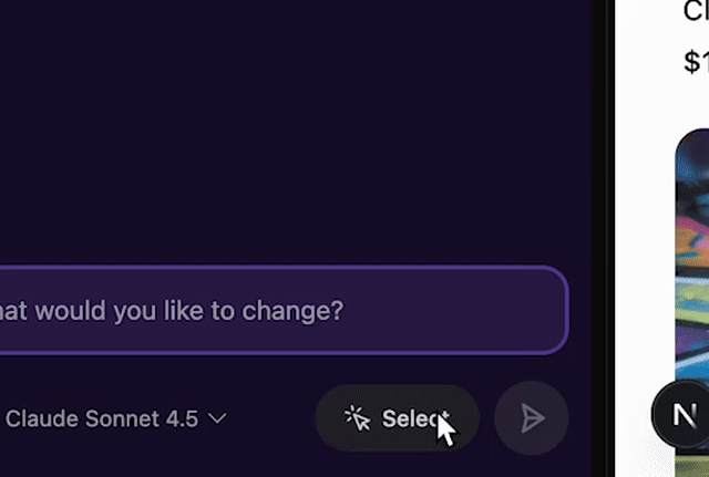 Select elements feature demo